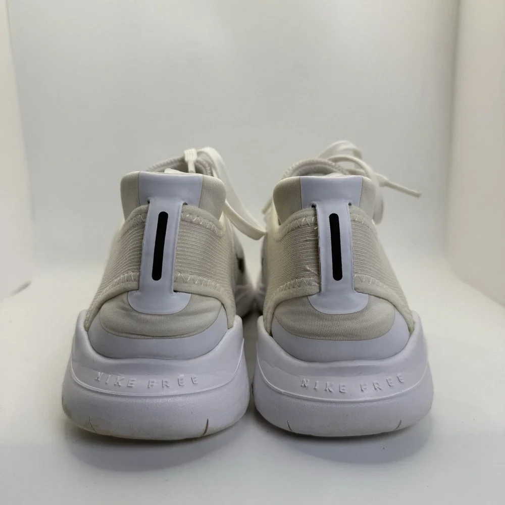 Nike Free‎ RN 2018 Shoes Men's Size 7.5 White Black Running Athletic 942836-100